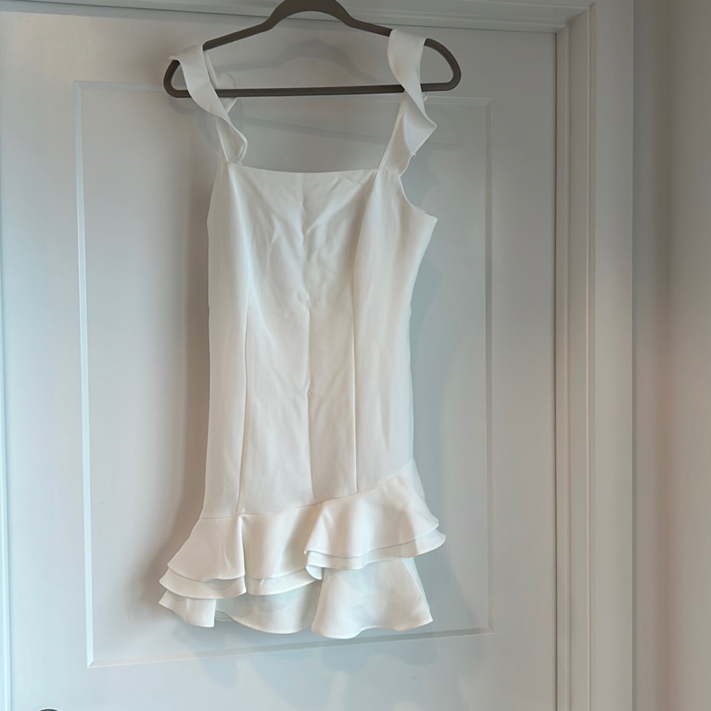 BCBGeneration white ruffled mini dress